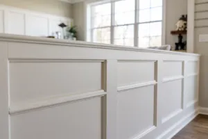 Board and batten wainscoting
